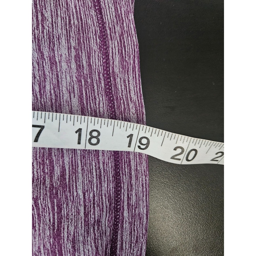 Purple Athletic Tank Built In Bra Workout Yoga‎ Activewear Top - Picture 4 of 6